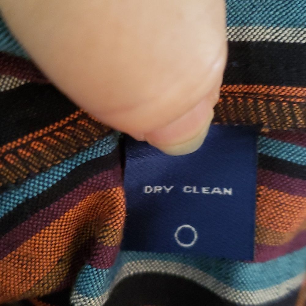 Very Nice Evan-Picone Lightweight Striped Button Up Jacket Sz L - Picture 5 of 5